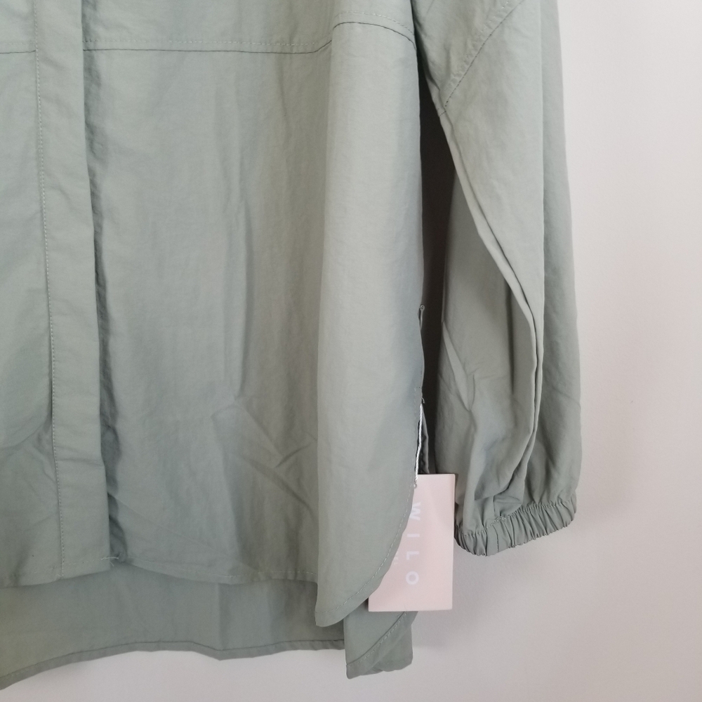 Wilo the Label Anthropologie Parachute Shirt Nylon Size Medium Oversized NWT - Picture 3 of 7